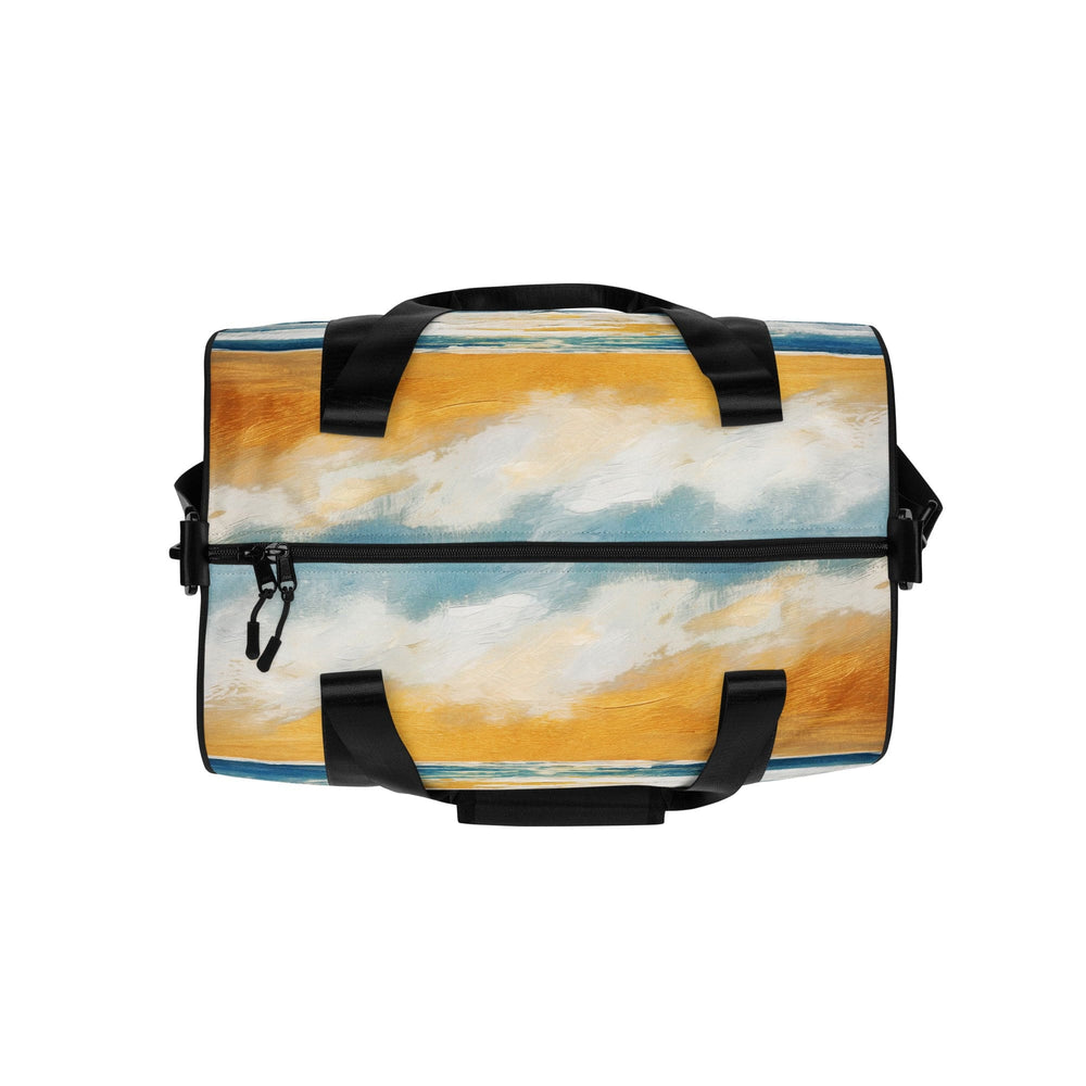 Crossbody Water-resistant Travel Bag - Blue Ocean Golden Sunset Print 3 - Bags