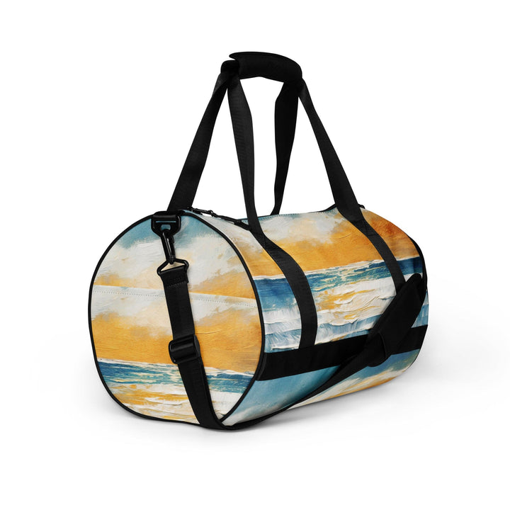 Crossbody Water-resistant Travel Bag - Blue Ocean Golden Sunset Print 3 - Bags