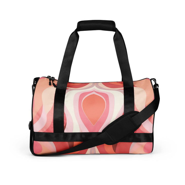 Crossbody Water-resistant Travel Bag Boho Pink and White - Bags | Travel Bags