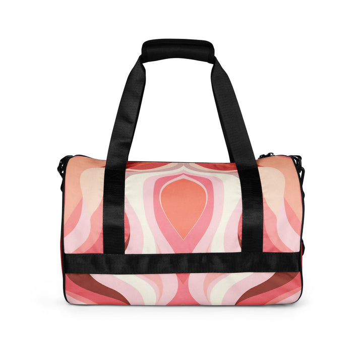 Crossbody Water-resistant Travel Bag Boho Pink and White - Bags | Travel Bags