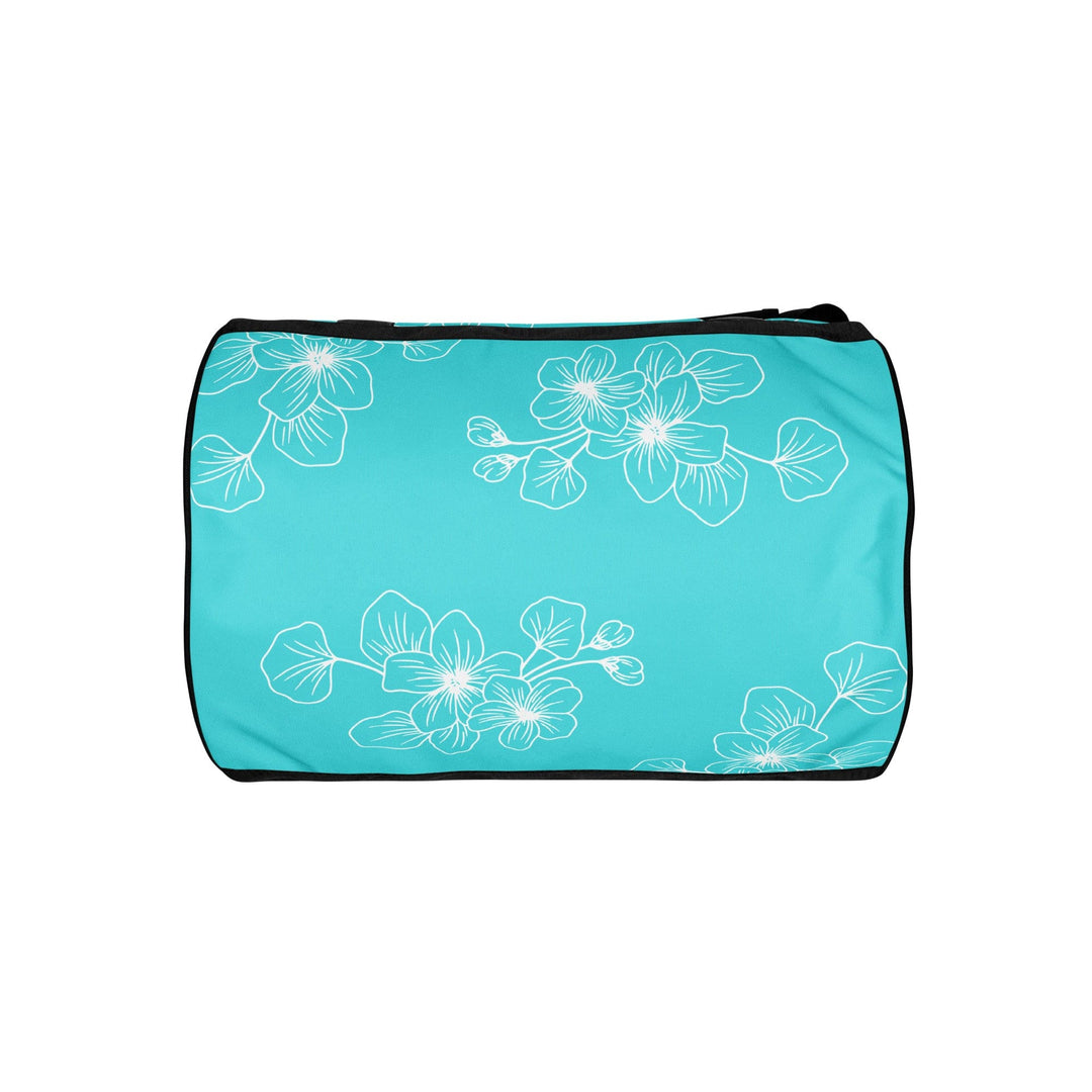 Crossbody Water-resistant Travel Bag Floral Cyan Blue 7022523 - Bags | Travel