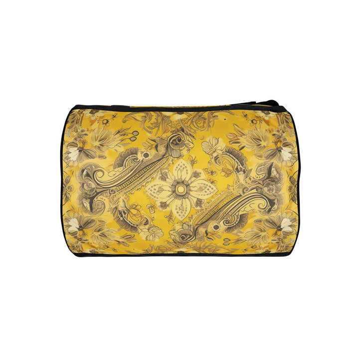 Crossbody Water-resistant Travel Bag - Floral Yellow Bandanna - Bags/Travel