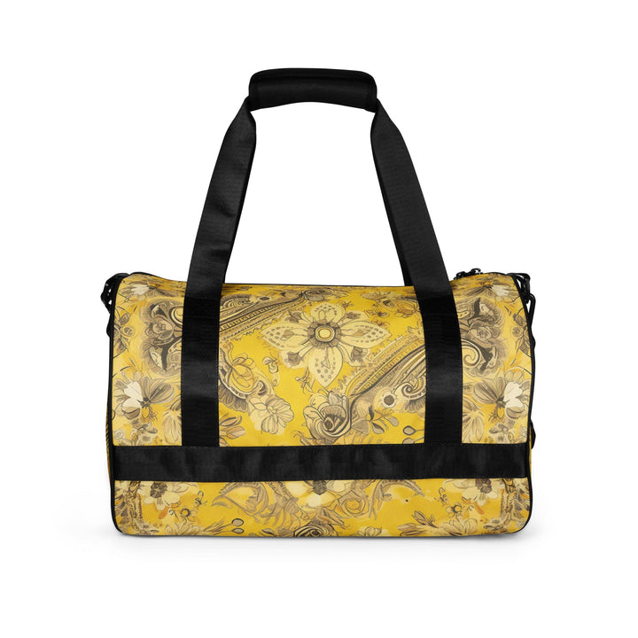 Crossbody Water-resistant Travel Bag - Floral Yellow Bandanna - Bags/Travel