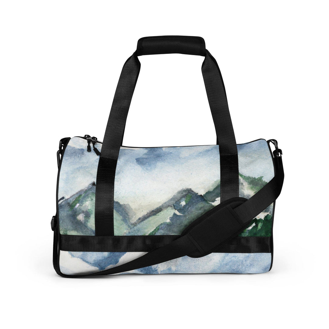 Crossbody Water-resistant Travel Bag Green Mountainside Nature - Bags | Travel