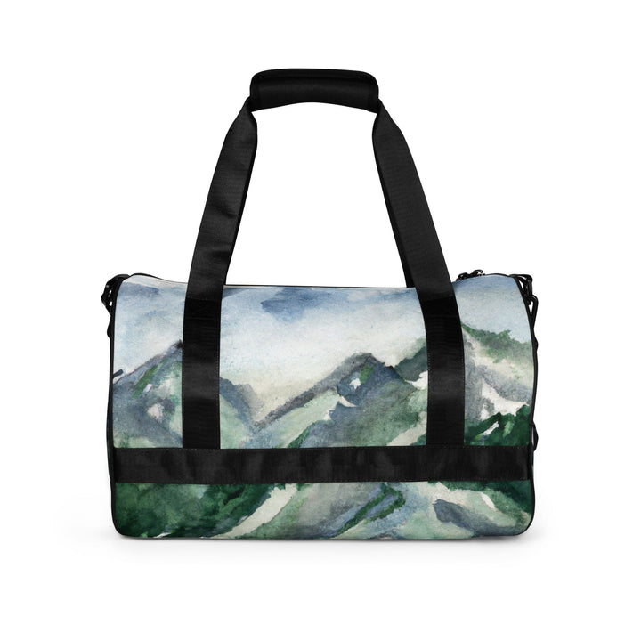 Crossbody Water-resistant Travel Bag Green Mountainside Nature - Bags | Travel