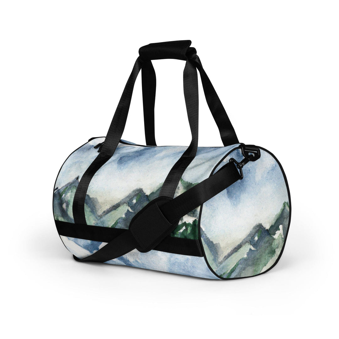 Crossbody Water-resistant Travel Bag Green Mountainside Nature - Bags | Travel