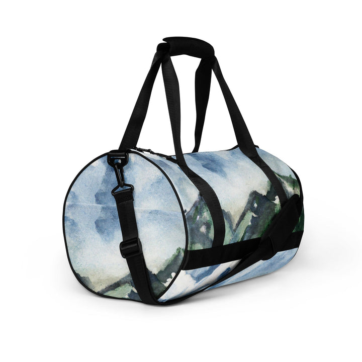 Crossbody Water-resistant Travel Bag Green Mountainside Nature - Bags | Travel