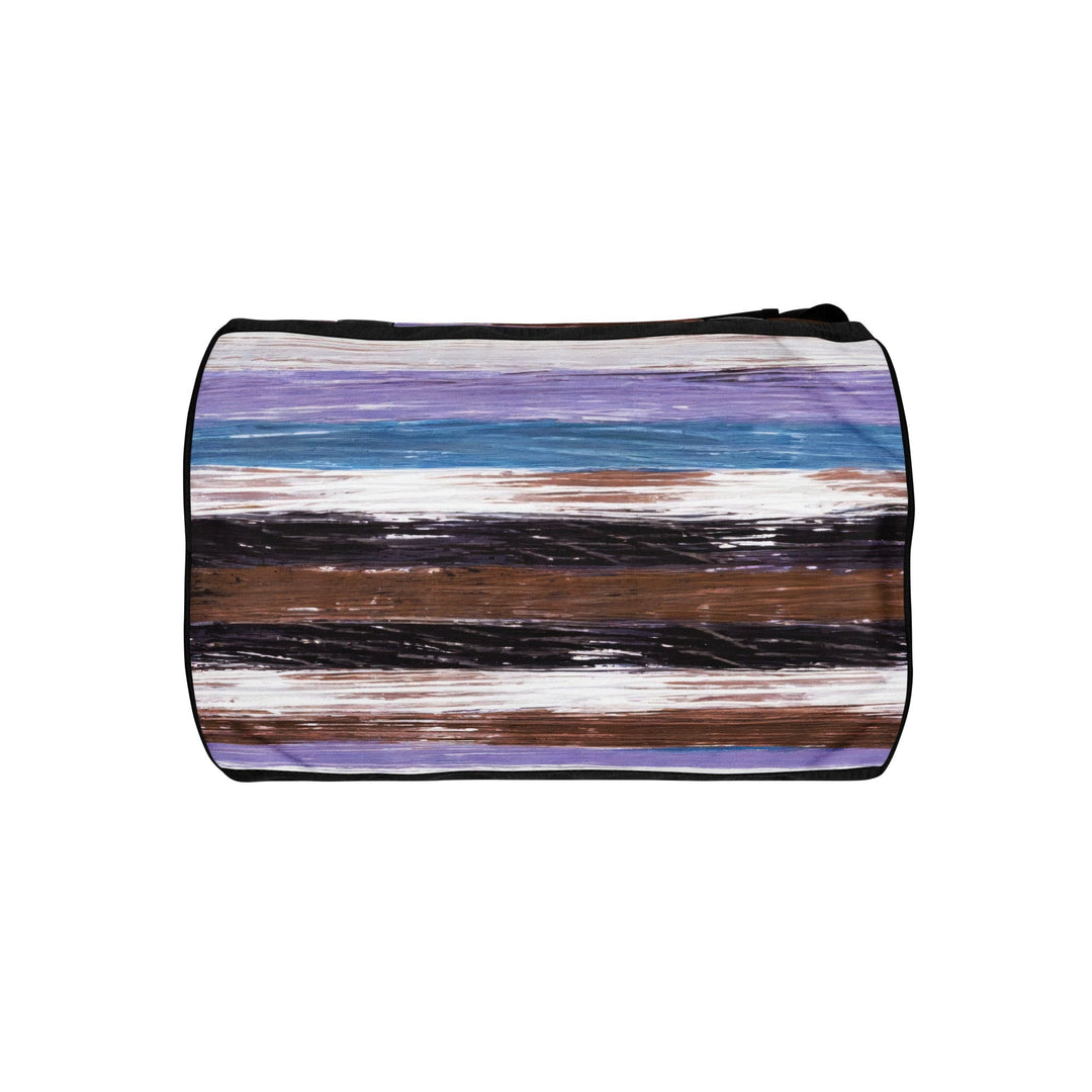 Crossbody Water-resistant Travel Bag - Lavender Black Brown Rustic