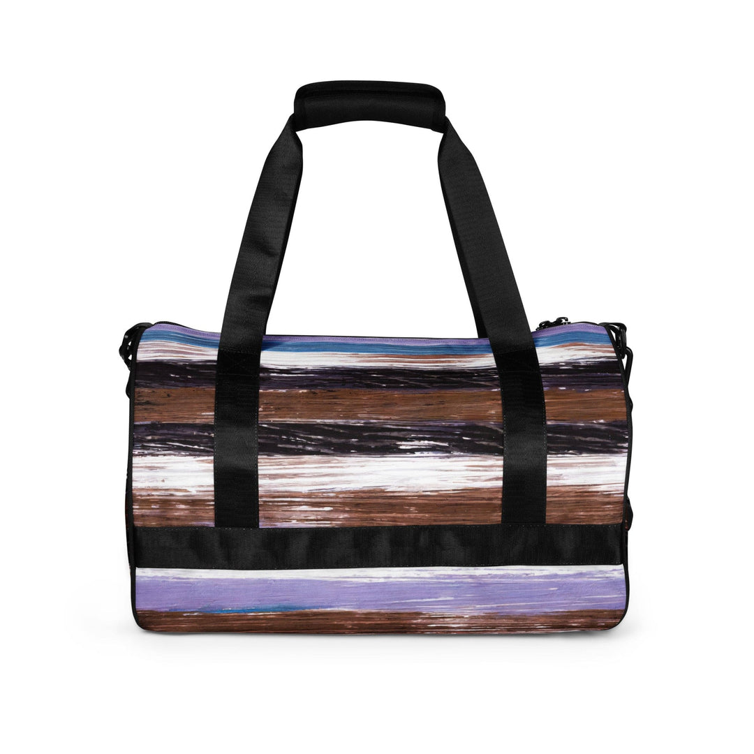 Crossbody Water-resistant Travel Bag - Lavender Black Brown Rustic