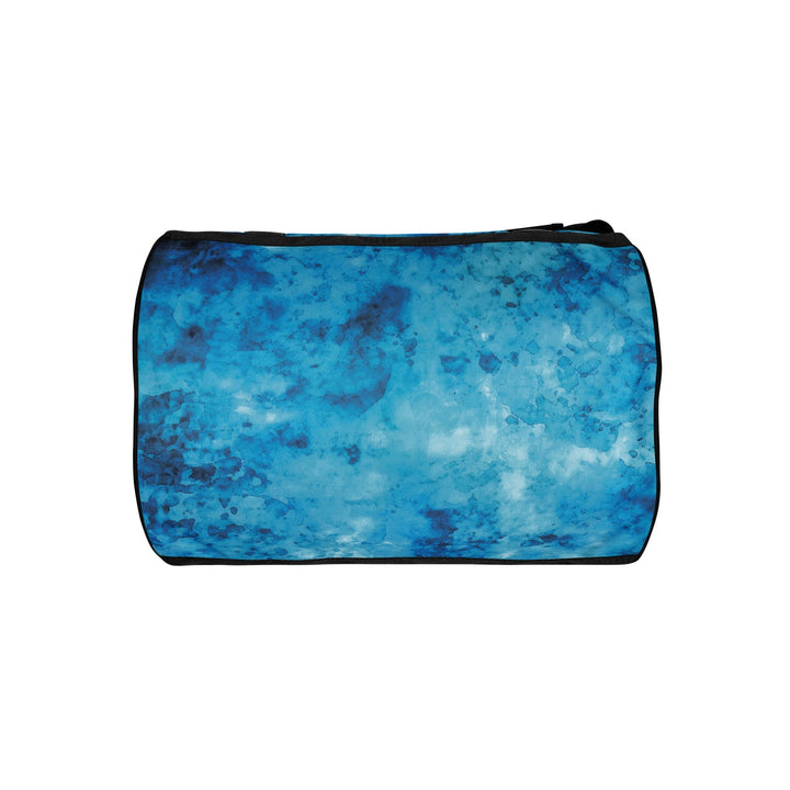 Crossbody Water-resistant Travel Bag - Light and Dark Blue Marble - Bags/Travel