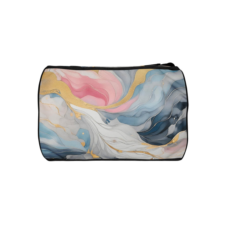 Crossbody Water-resistant Travel Bag Marble Cloud of Grey Pink Blue 3 - Bags