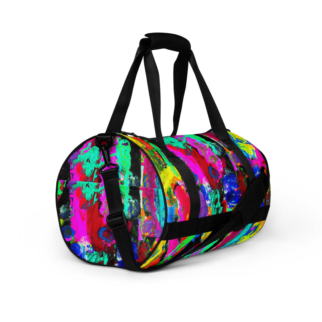 Crossbody Water-resistant Travel Bag Multicolor Abstract Pattern 2 - Bags