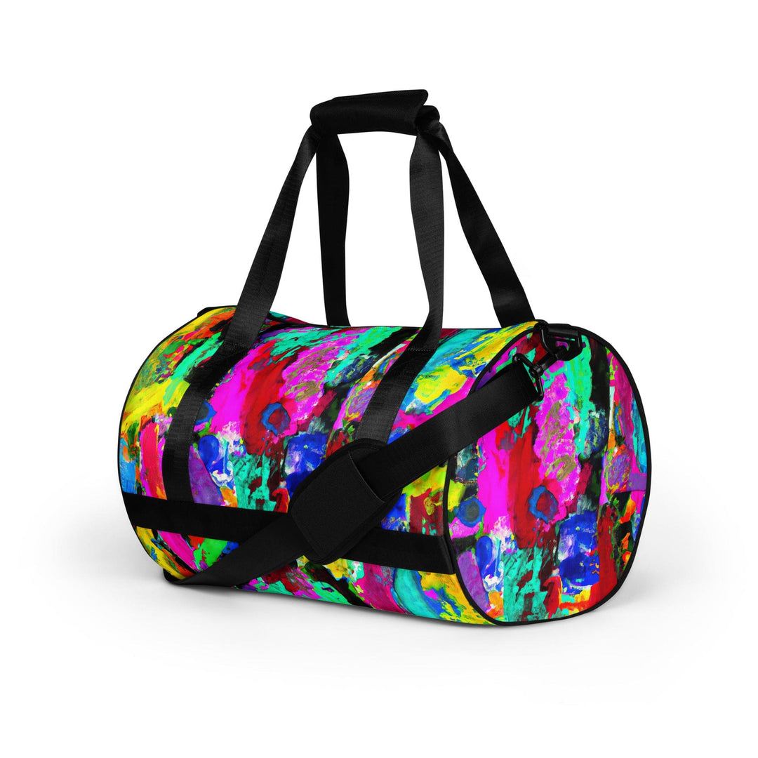 Crossbody Water-resistant Travel Bag Multicolor Abstract Pattern 2 - Bags