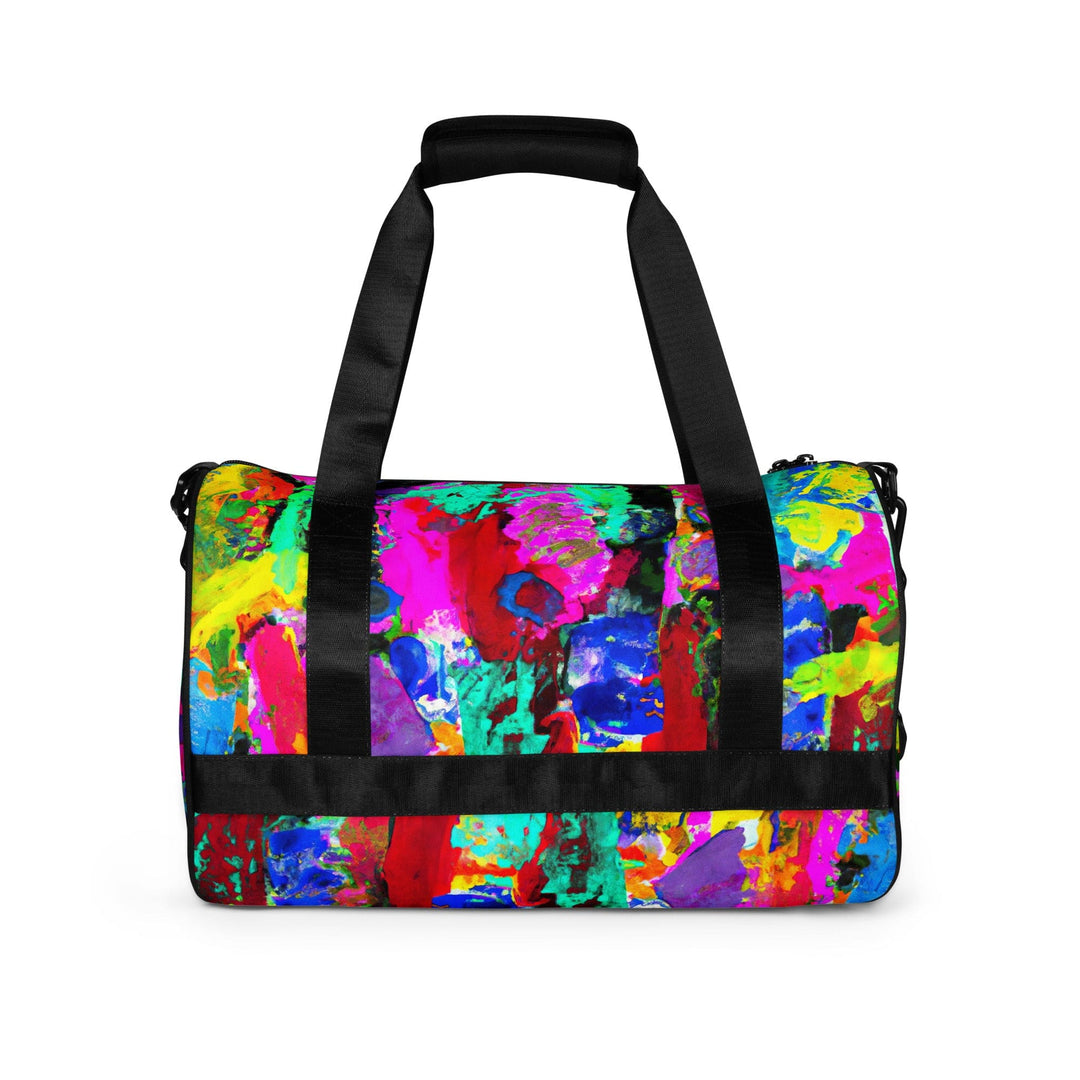 Crossbody Water-resistant Travel Bag Multicolor Abstract Pattern 2 - Bags