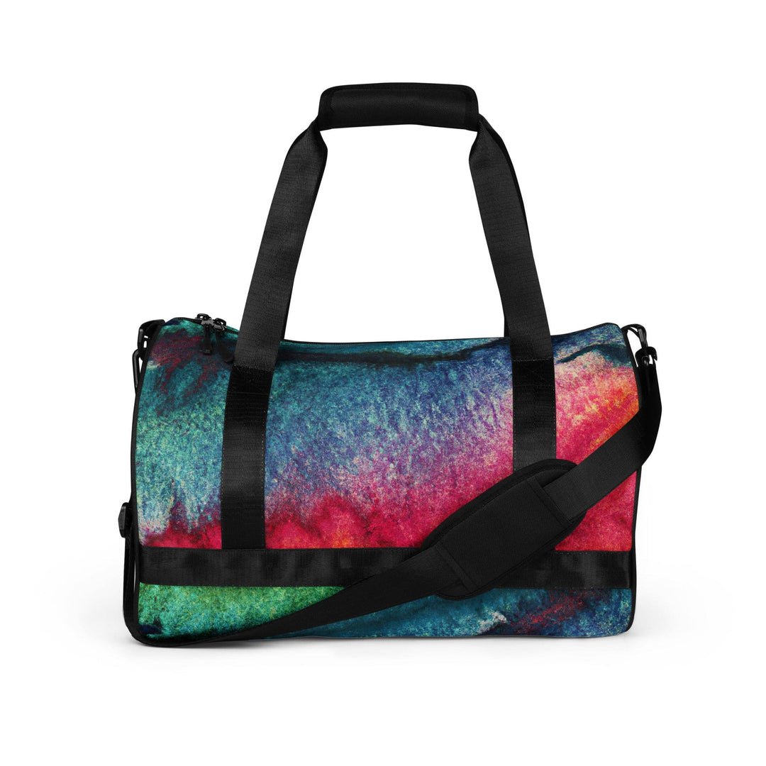 Crossbody Water-resistant Travel Bag Multicolor Abstract Pattern - Bags