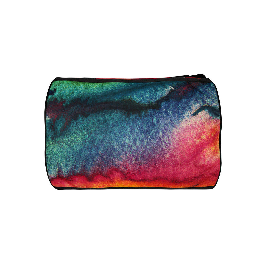 Crossbody Water-resistant Travel Bag Multicolor Abstract Pattern - Bags