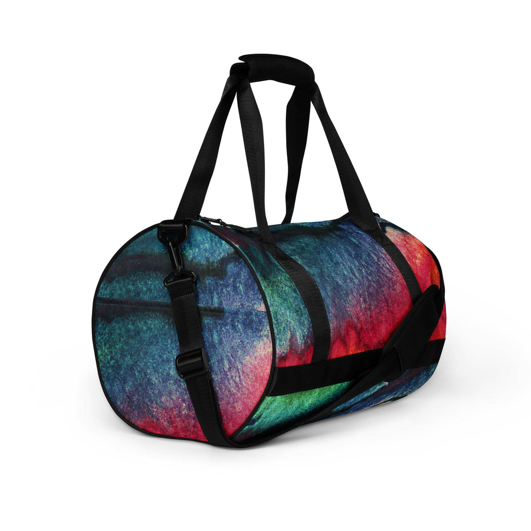 Crossbody Water-resistant Travel Bag Multicolor Abstract Pattern - Bags