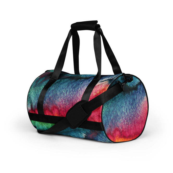 Crossbody Water-resistant Travel Bag Multicolor Abstract Pattern - Bags