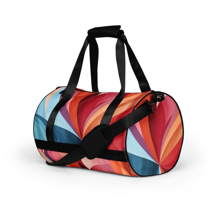 Crossbody Water-resistant Travel Bag Multicolor Heart Print - Bags | Travel