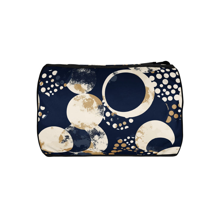 Crossbody Water-resistant Travel Bag Blue Beige Spotted Print - Bags | Travel