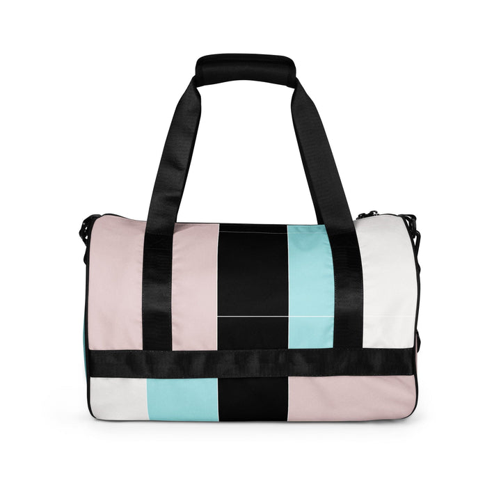 Crossbody Water-resistant Travel Bag Pastel Colorblock Pink/black/ - Bags