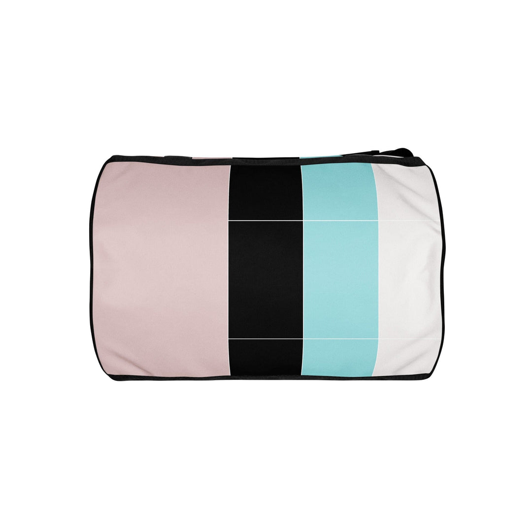 Crossbody Water-resistant Travel Bag Pastel Colorblock Pink/black/ - Bags