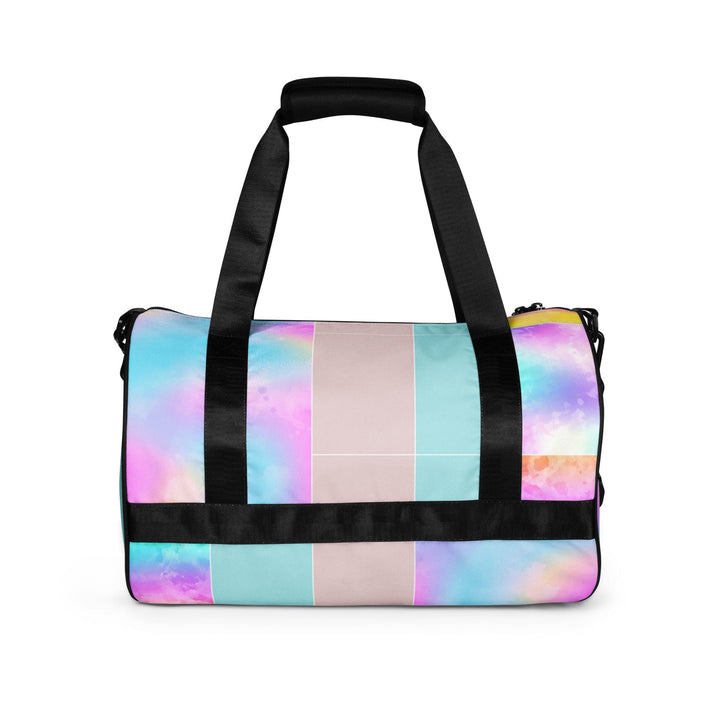 Crossbody Water-resistant Travel Bag Pastel Colorblock Watercolor - Bags