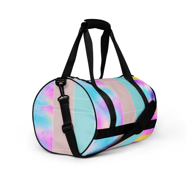 Crossbody Water-resistant Travel Bag Pastel Colorblock Watercolor - Bags