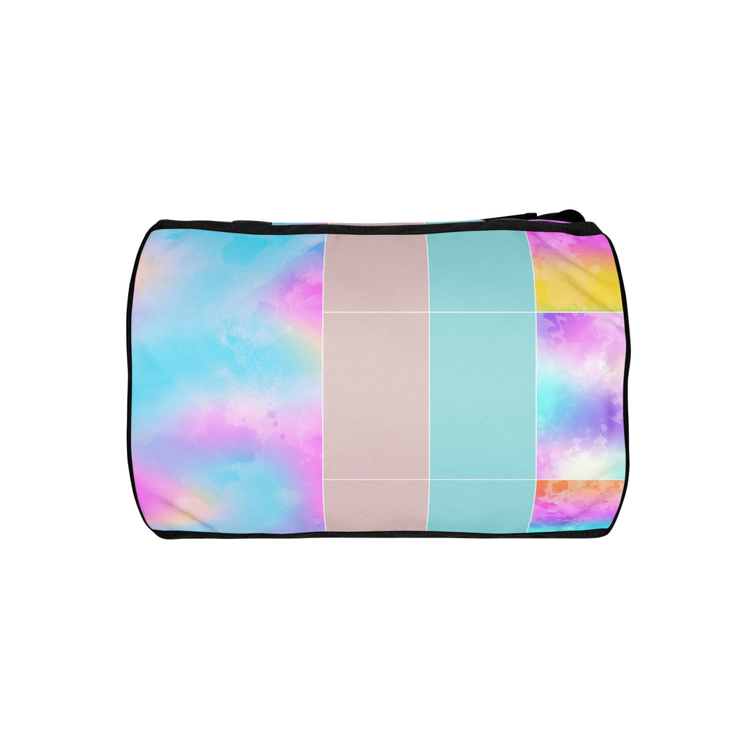 Crossbody Water-resistant Travel Bag Pastel Colorblock Watercolor - Bags