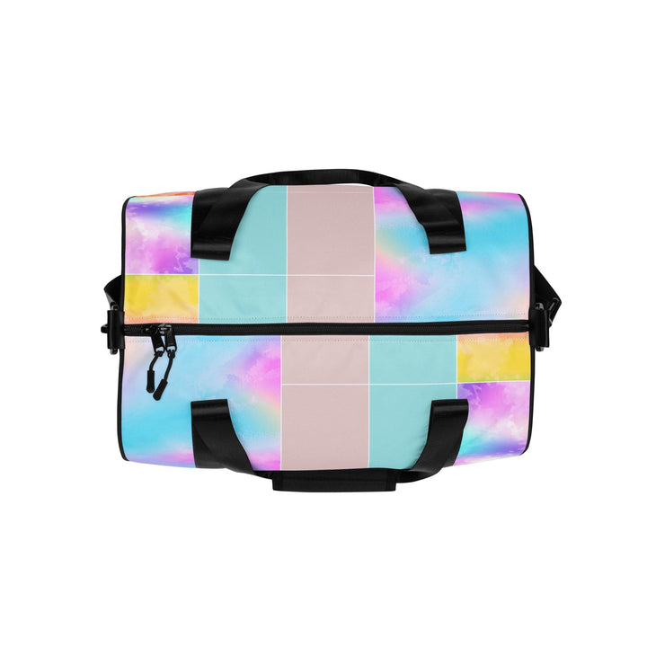 Crossbody Water-resistant Travel Bag Pastel Colorblock Watercolor - Bags