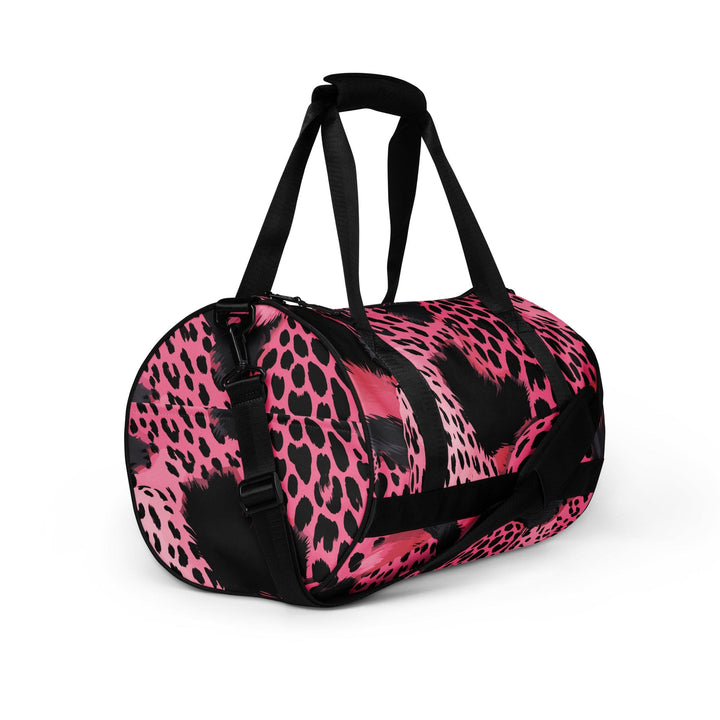 Crossbody Water-resistant Travel Bag Pink and Black Spotted - Bags | Travel