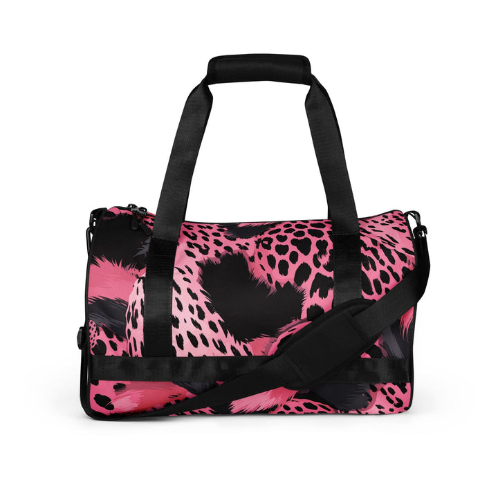 Crossbody Water-resistant Travel Bag Pink and Black Spotted - Bags | Travel