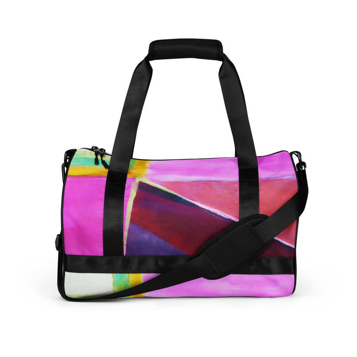 Crossbody Water-resistant Travel Bag Pink and Purple Pattern - Bags | Travel