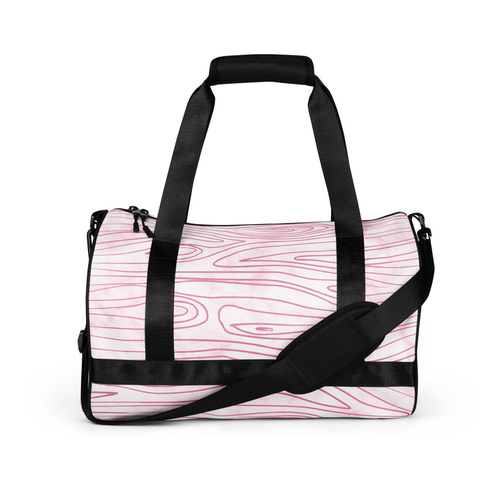 Crossbody Water-resistant Travel Bag Pink Line Art Sketch Print - Bags | Travel