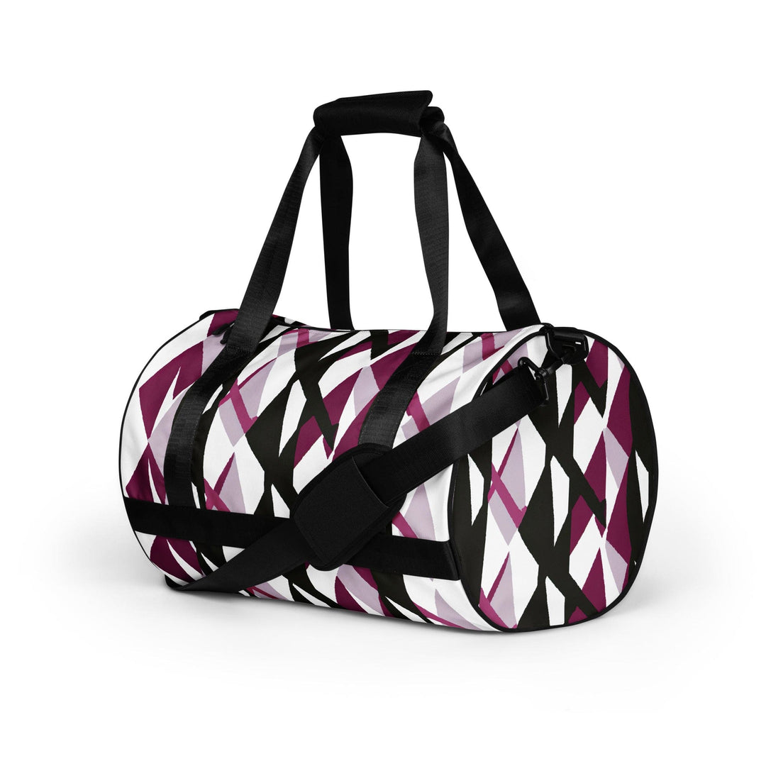 Crossbody Water-resistant Travel Bag Pink Mauve Pattern 2 - Bags | Travel Bags