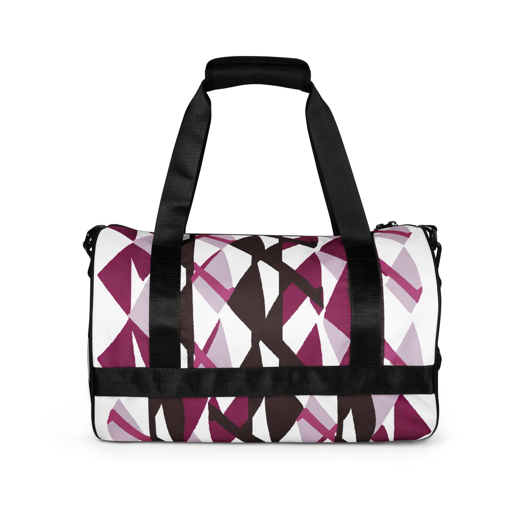 Crossbody Water-resistant Travel Bag - Pink Mauve Pattern - Bags/Travel