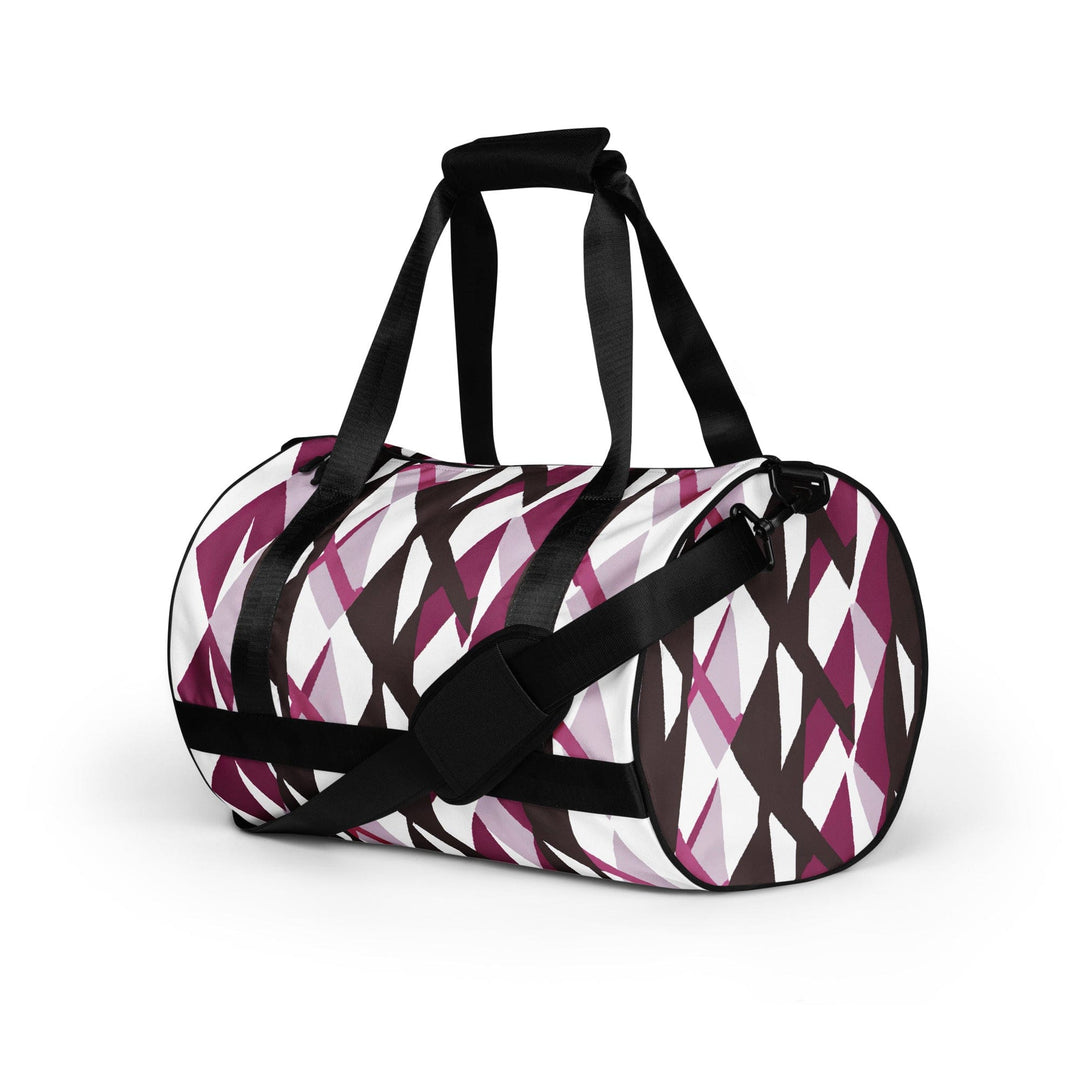 Crossbody Water-resistant Travel Bag - Pink Mauve Pattern - Bags/Travel