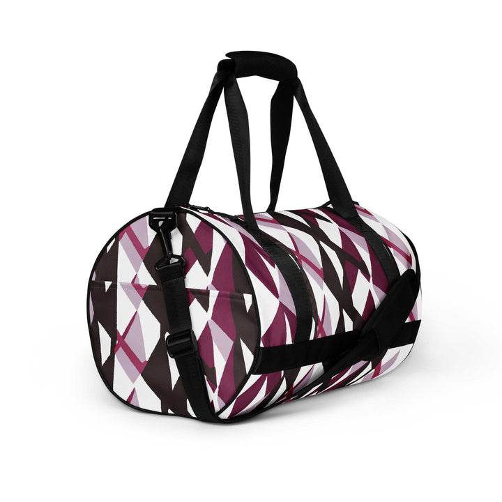 Crossbody Water-resistant Travel Bag - Pink Mauve Pattern - Bags/Travel