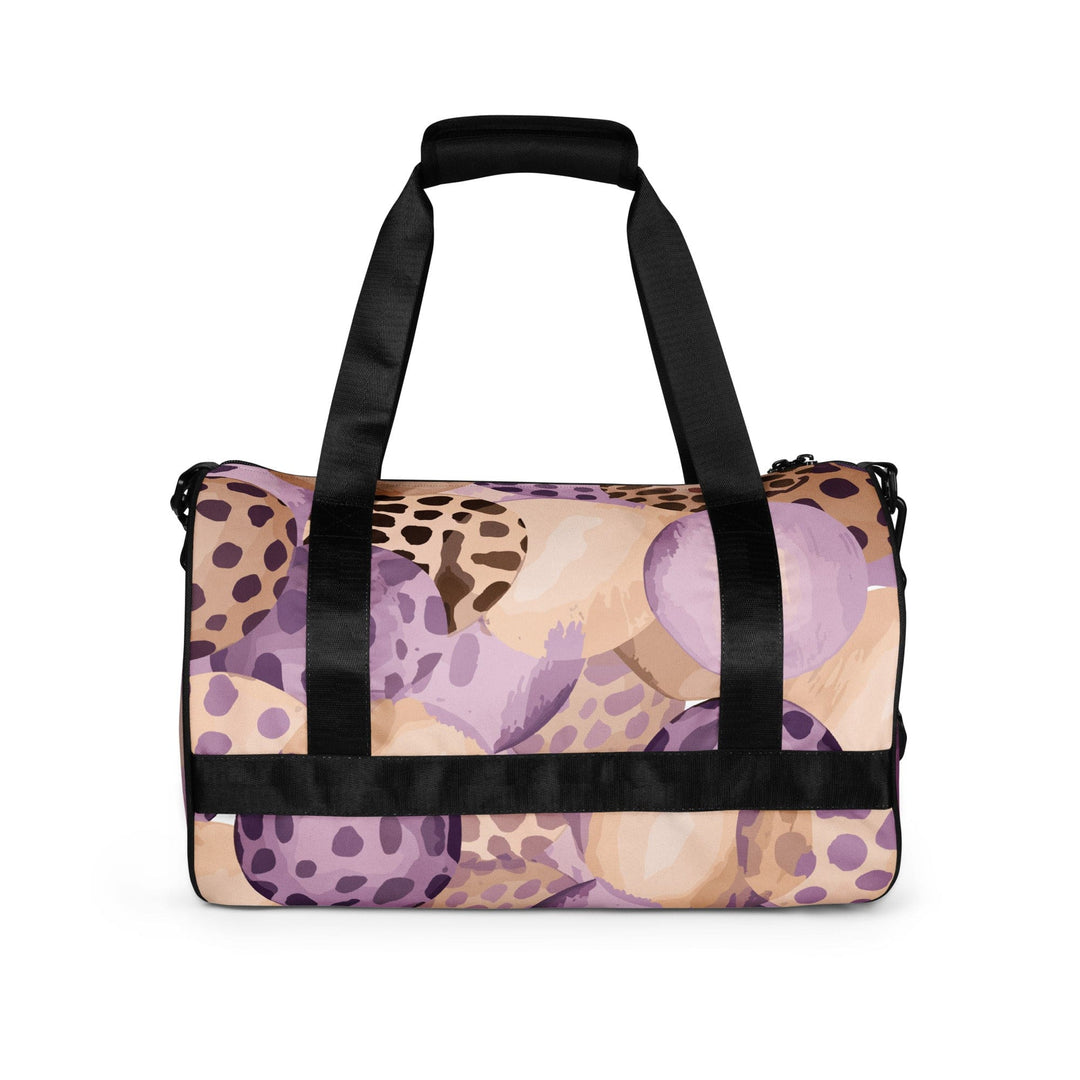 Crossbody Water-resistant Travel Bag - Purple Lavender Spotted Print