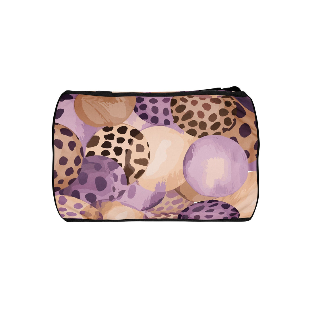 Crossbody Water-resistant Travel Bag - Purple Lavender Spotted Print