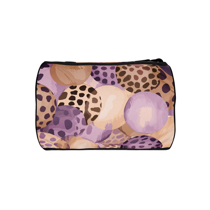 Crossbody Water-resistant Travel Bag - Purple Lavender Spotted Print