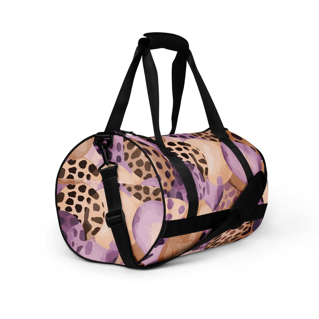 Crossbody Water-resistant Travel Bag - Purple Lavender Spotted Print