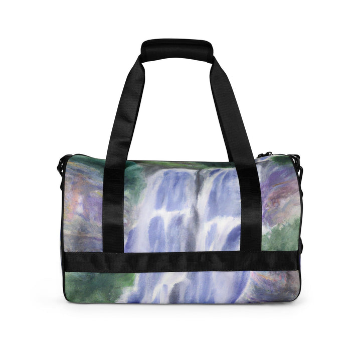 Crossbody Water-resistant Travel Bag Purple Watercolor Waterfall - Bags