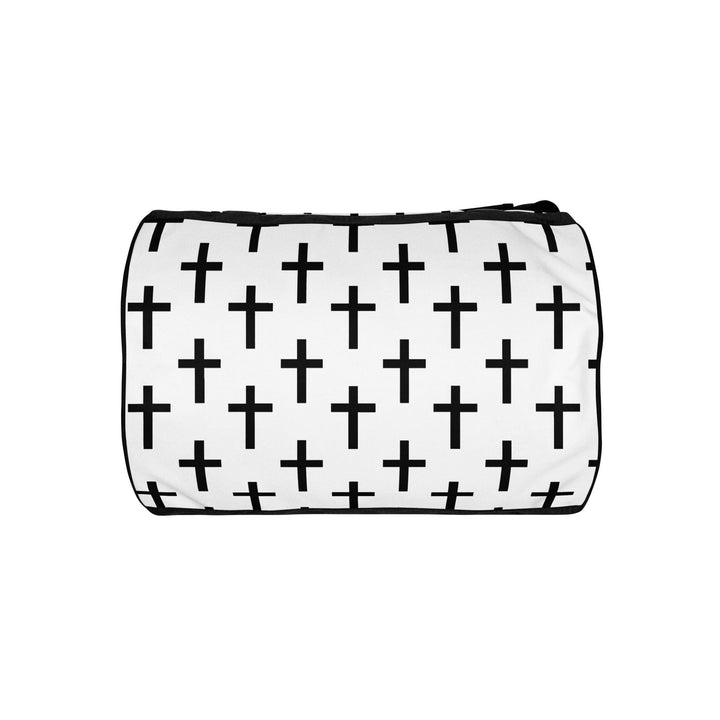 Crossbody Water-resistant Travel Bag - Seamless Cross Pattern - Bags/Travel