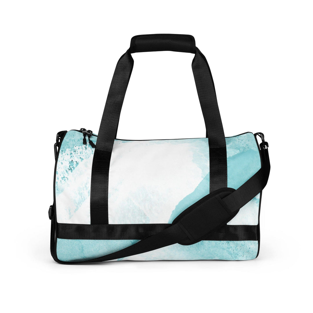 Crossbody Water-resistant Travel Bag - Subtle Abstract Ocean Blue - Bags