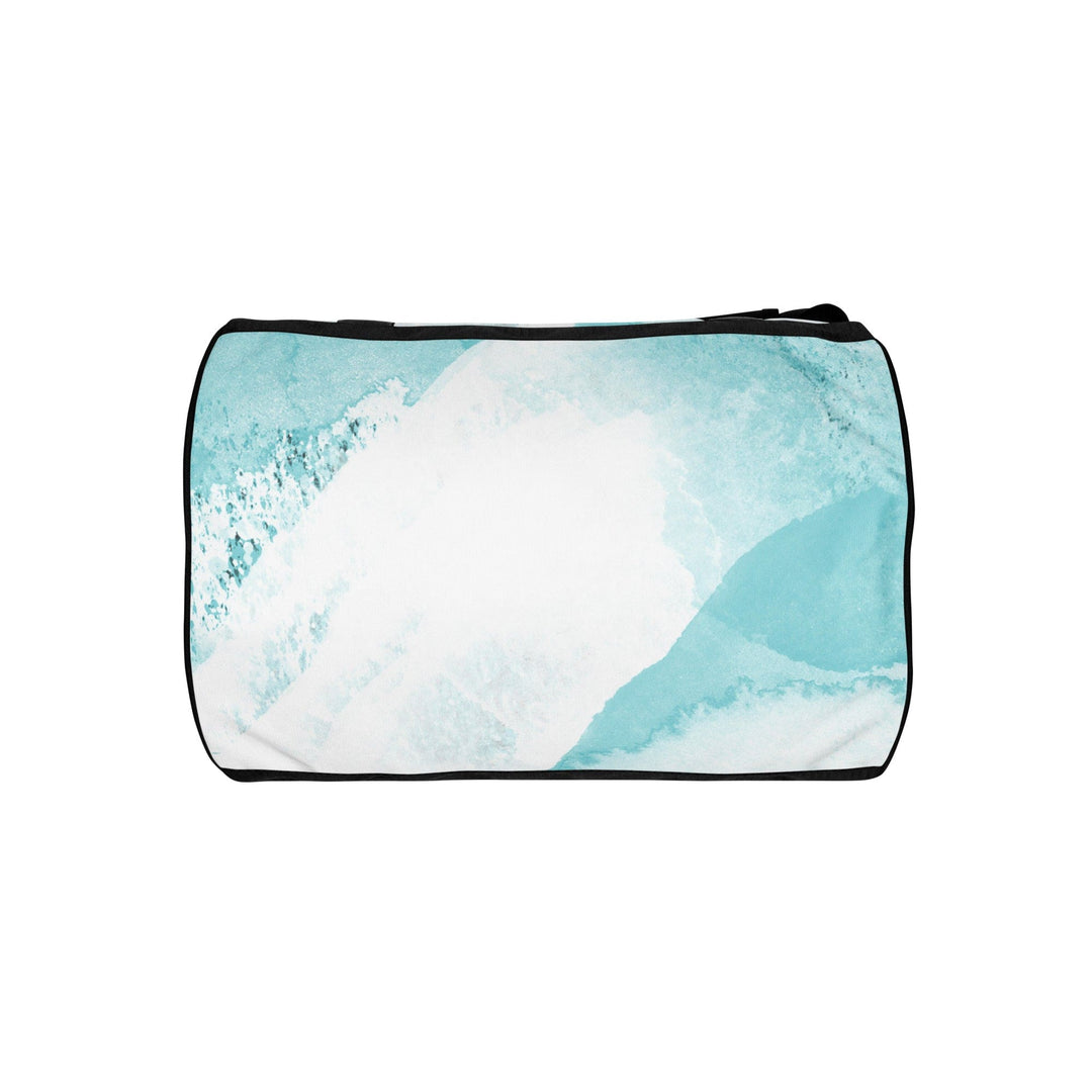 Crossbody Water-resistant Travel Bag - Subtle Abstract Ocean Blue - Bags