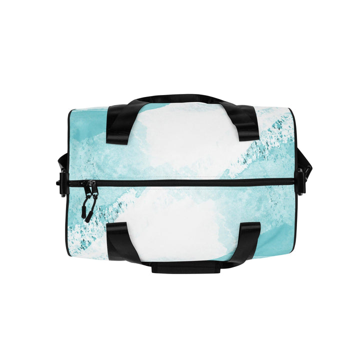 Crossbody Water-resistant Travel Bag - Subtle Abstract Ocean Blue - Bags