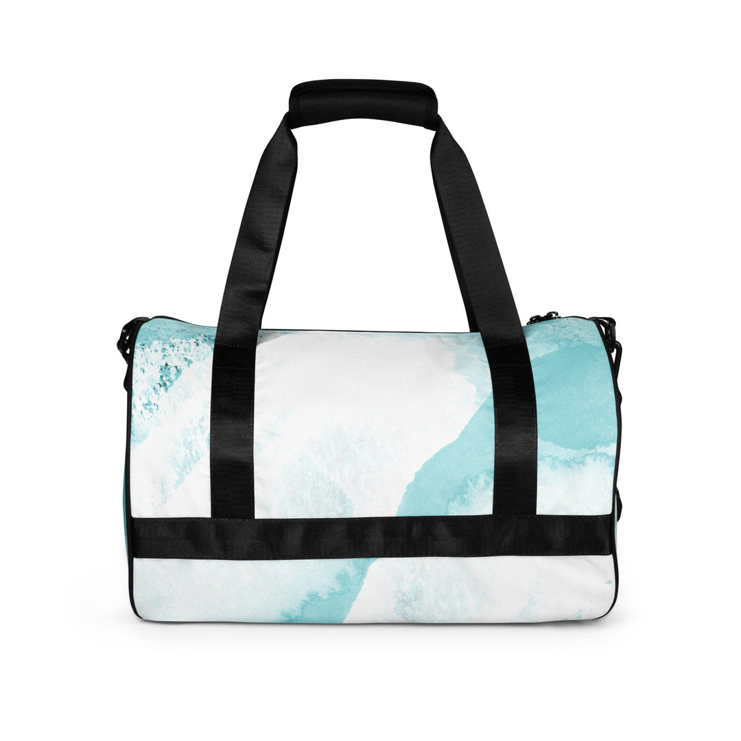 Crossbody Water-resistant Travel Bag - Subtle Abstract Ocean Blue - Bags