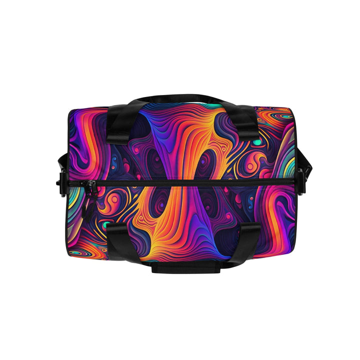 Crossbody Water-resistant Travel Bag Vibrant Psychedelic - Bags | Travel Bags