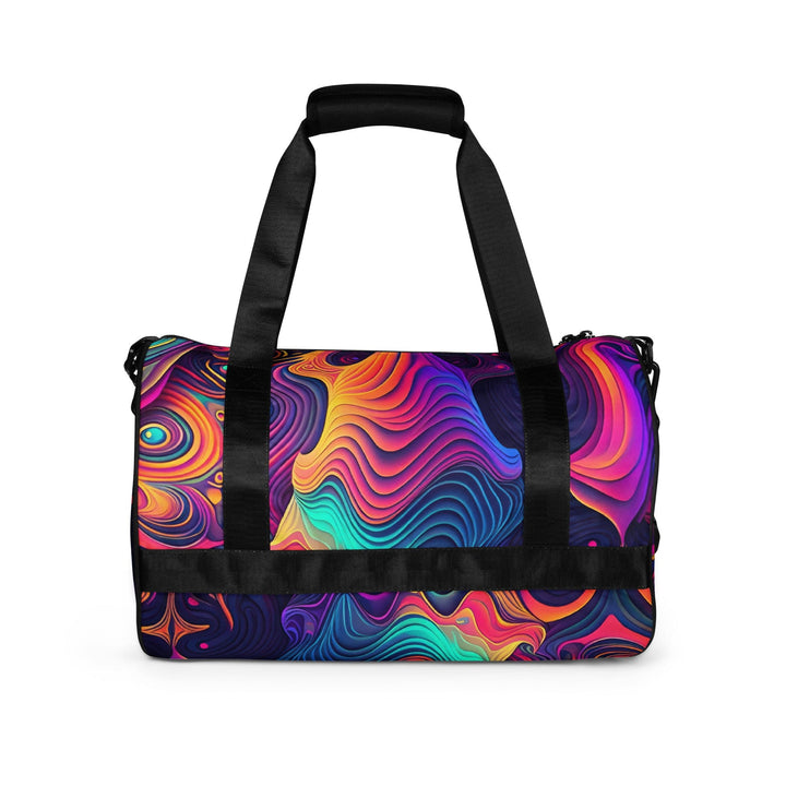 Crossbody Water-resistant Travel Bag Vibrant Psychedelic - Bags | Travel Bags